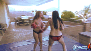 www.4tomiko.com - TOPLESS BOXING REMATCH thumbnail